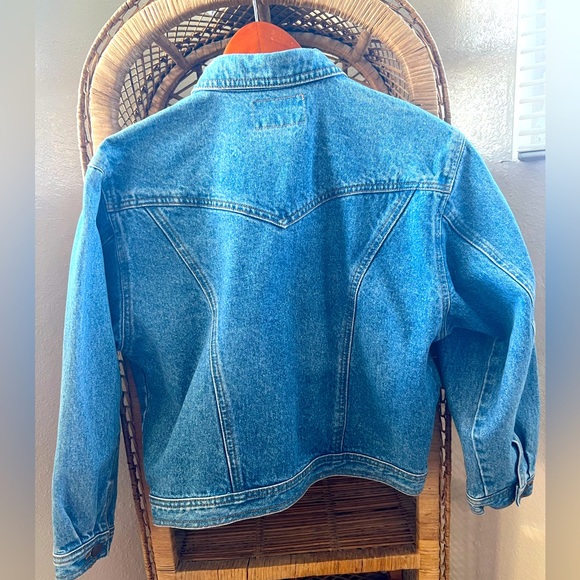 Vintage 90s Jordache Jean Lace Jacket Juniors Large/Women’s Small - Picture 4 of 4